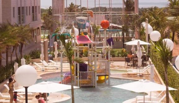 Salinas Park Resort - Apto 705 vista para o mar para até 5 pessoas Salinópolis Esterno foto